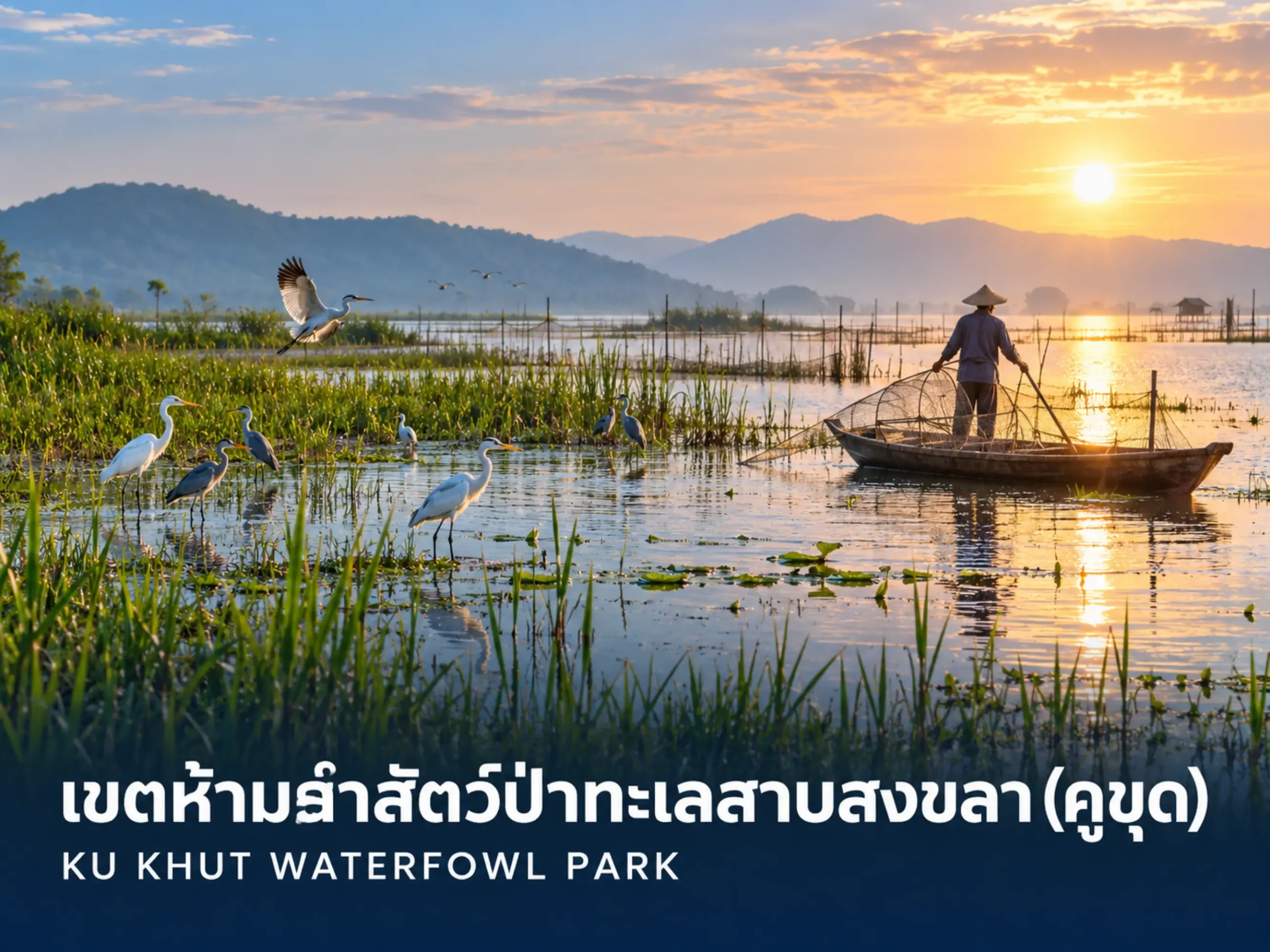 เขตห้ามล่าสัตว์ป่าทะเลสาบสงขลา (คูขุด) | Plaifah Travel <span class="jet-smart-filters-seo-rules-title"></span>